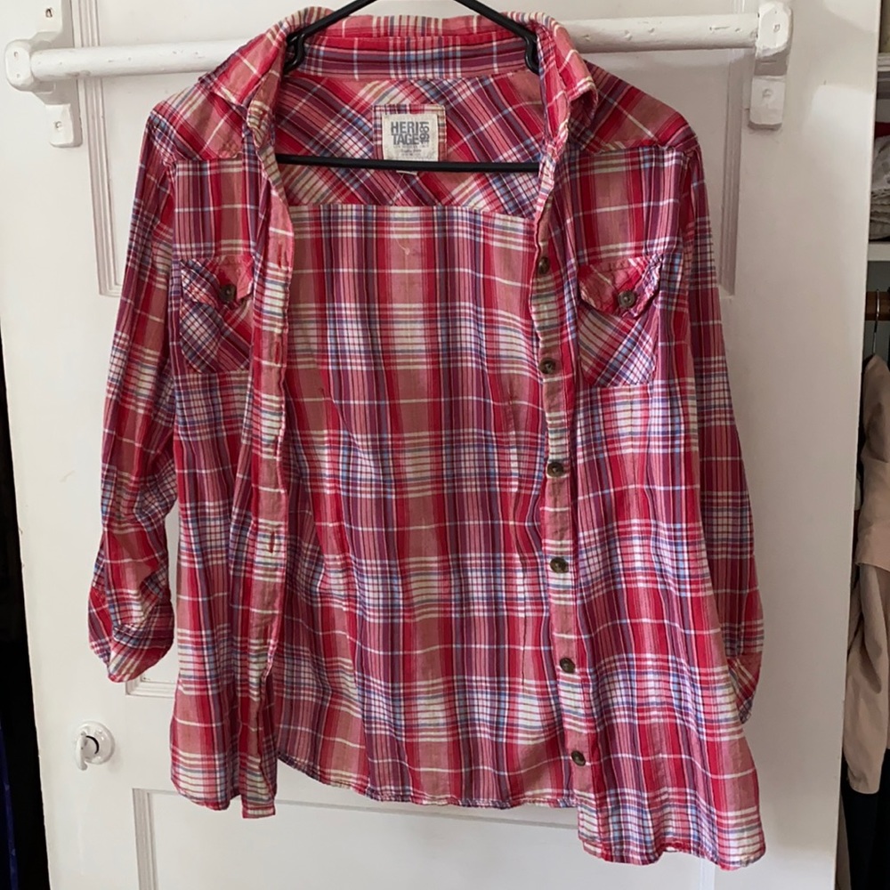Flannel button down